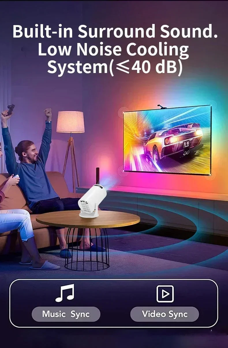 HomeCinema HY300 – Смарт прожектор с Android